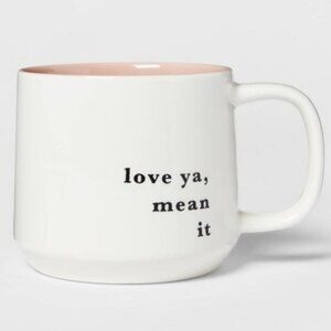 Threshold  “Love Ya, Mean It” stoneware Mug- gently used